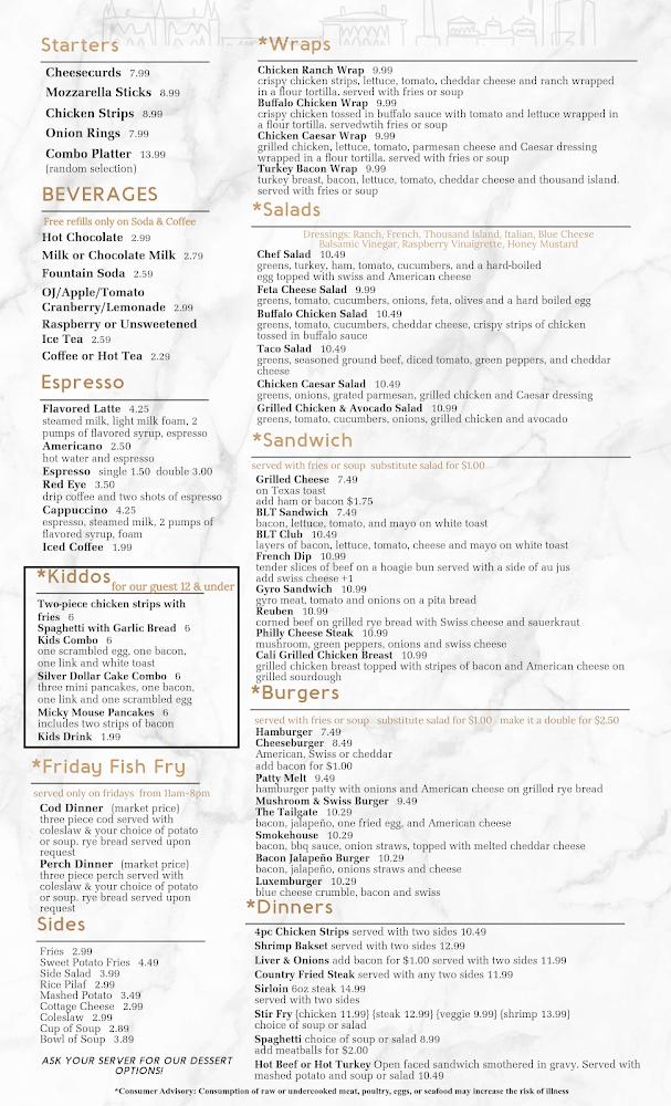 Luxembourg Cafe Menu image 2